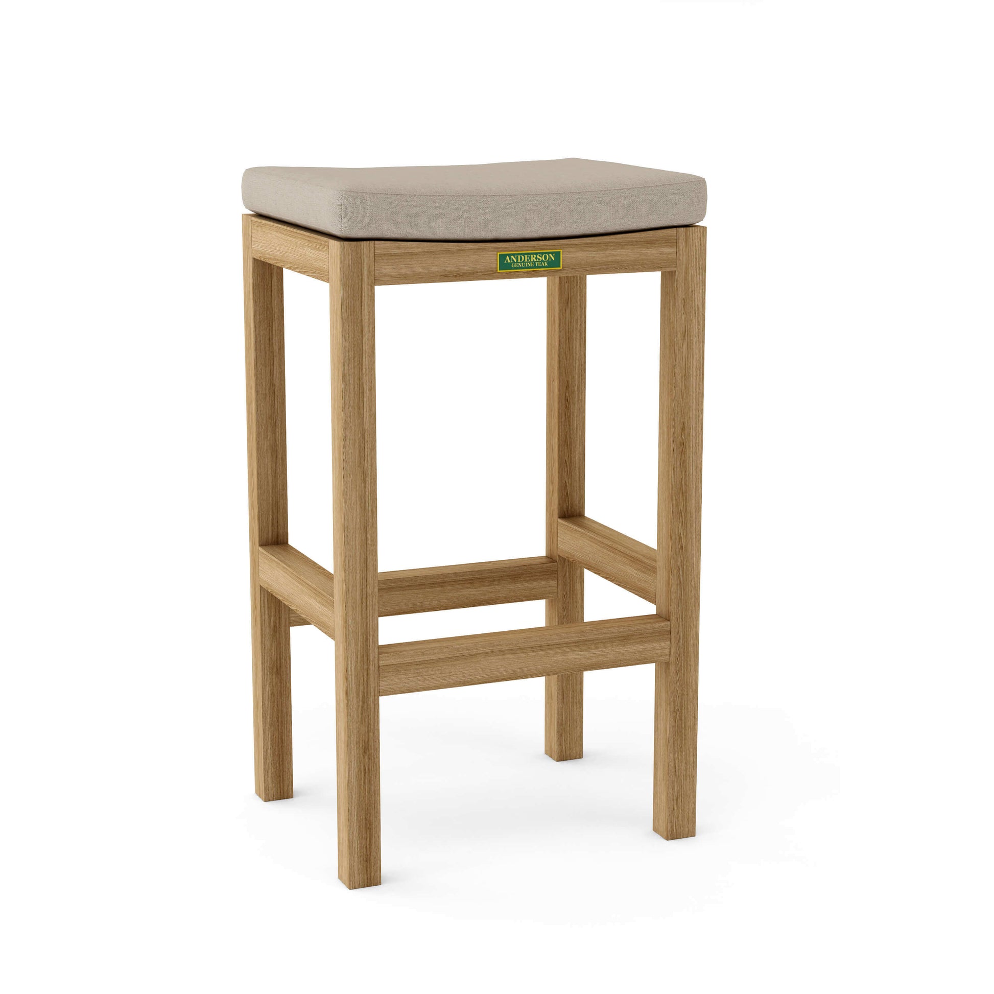 Anderson Teak Montego Backless Bar Chair