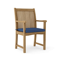 Anderson Teak outdoor dining armchair made from premium kiln-dried grade-A teak wood