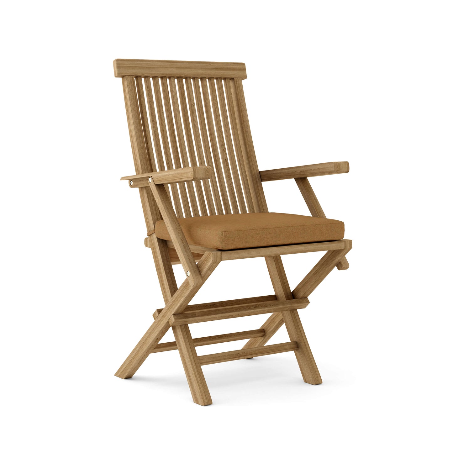 Anderson Teak Bahama Classic 5-Piece Folding Armchair Dining Set