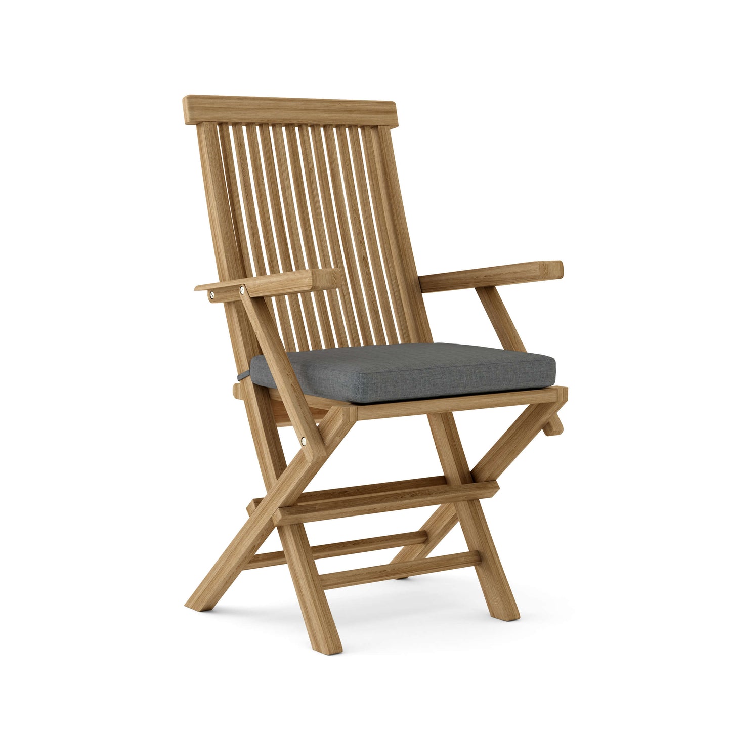 Anderson Teak Bahama Classic 5-Piece Folding Armchair Dining Set