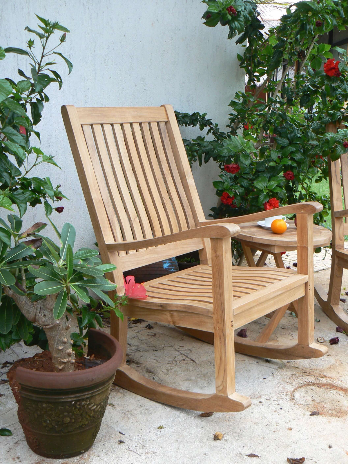 Anderson Teak Outdoor Wooden Rocking Chair