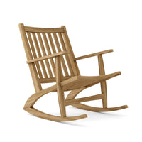 Anderson Teak Outdoor Modern Rocking Armchair made from teak wood