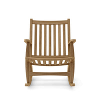 Anderson Teak Outdoor Modern Rocking Armchair made from teak wood