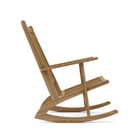 Anderson Teak Outdoor Modern Rocking Armchair made from teak wood