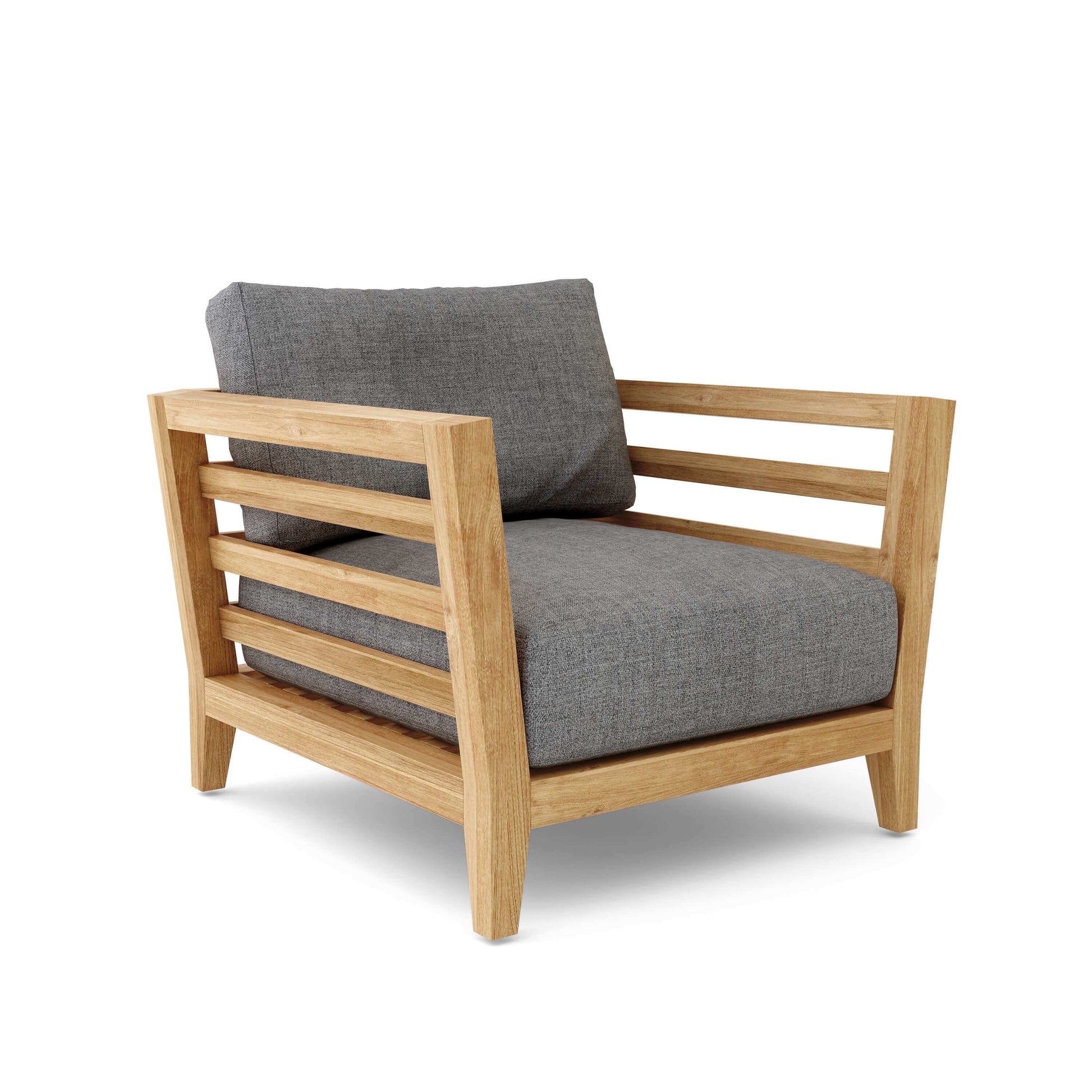 Anderson Teak Cordoba 1 Seater Armchair with Sunbrella Cushions for Outdoor Deep Seating