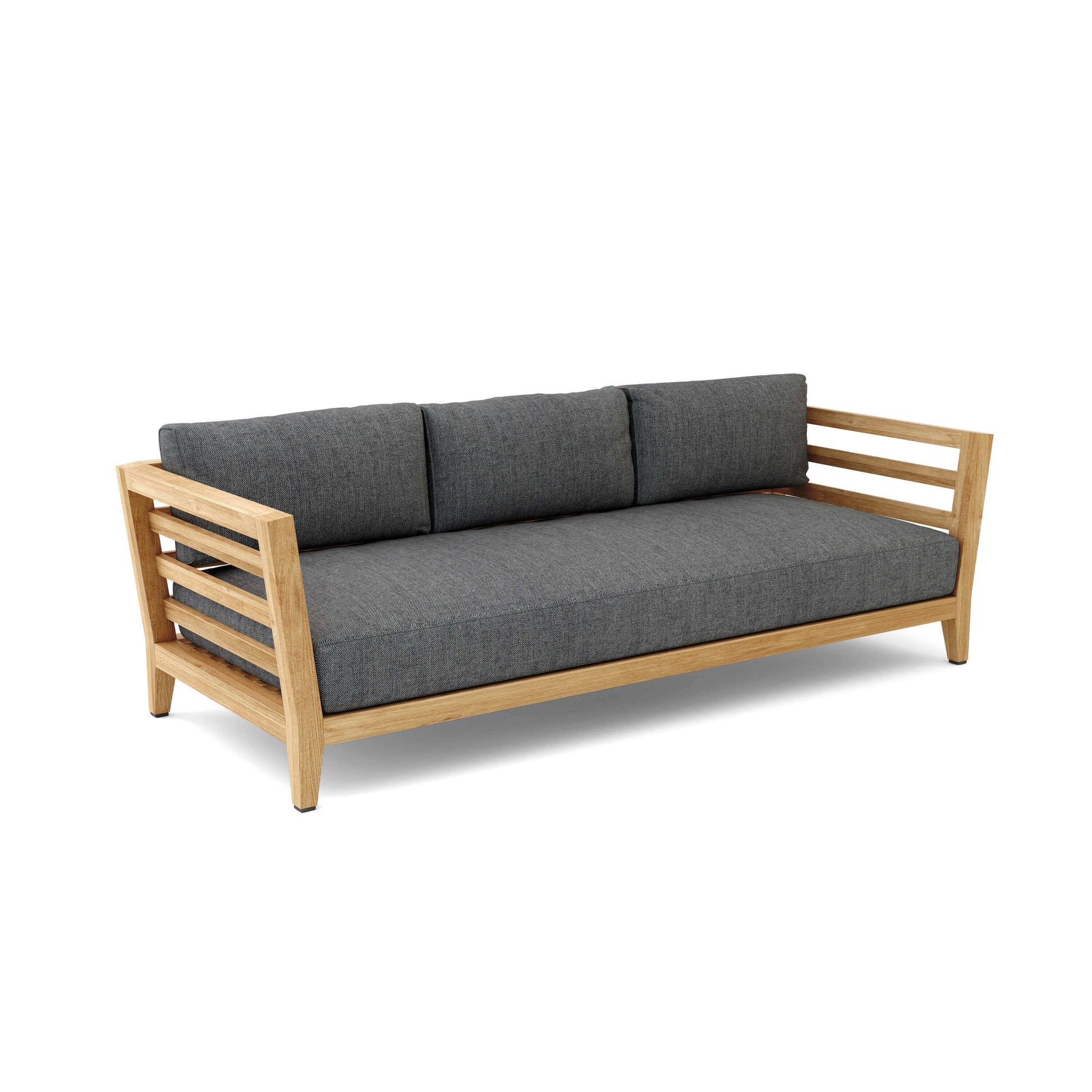 Anderson Teak Cordoba 3 Seater Bench Three-Quarter View of Bench Profile