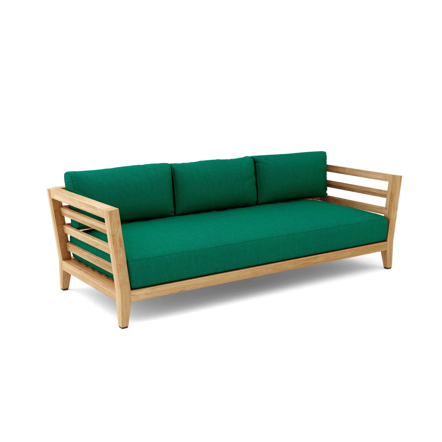Anderson Teak Cordoba 3 Seater Bench Detail with Mortise-and-Tenon Joinery and Teak Slats