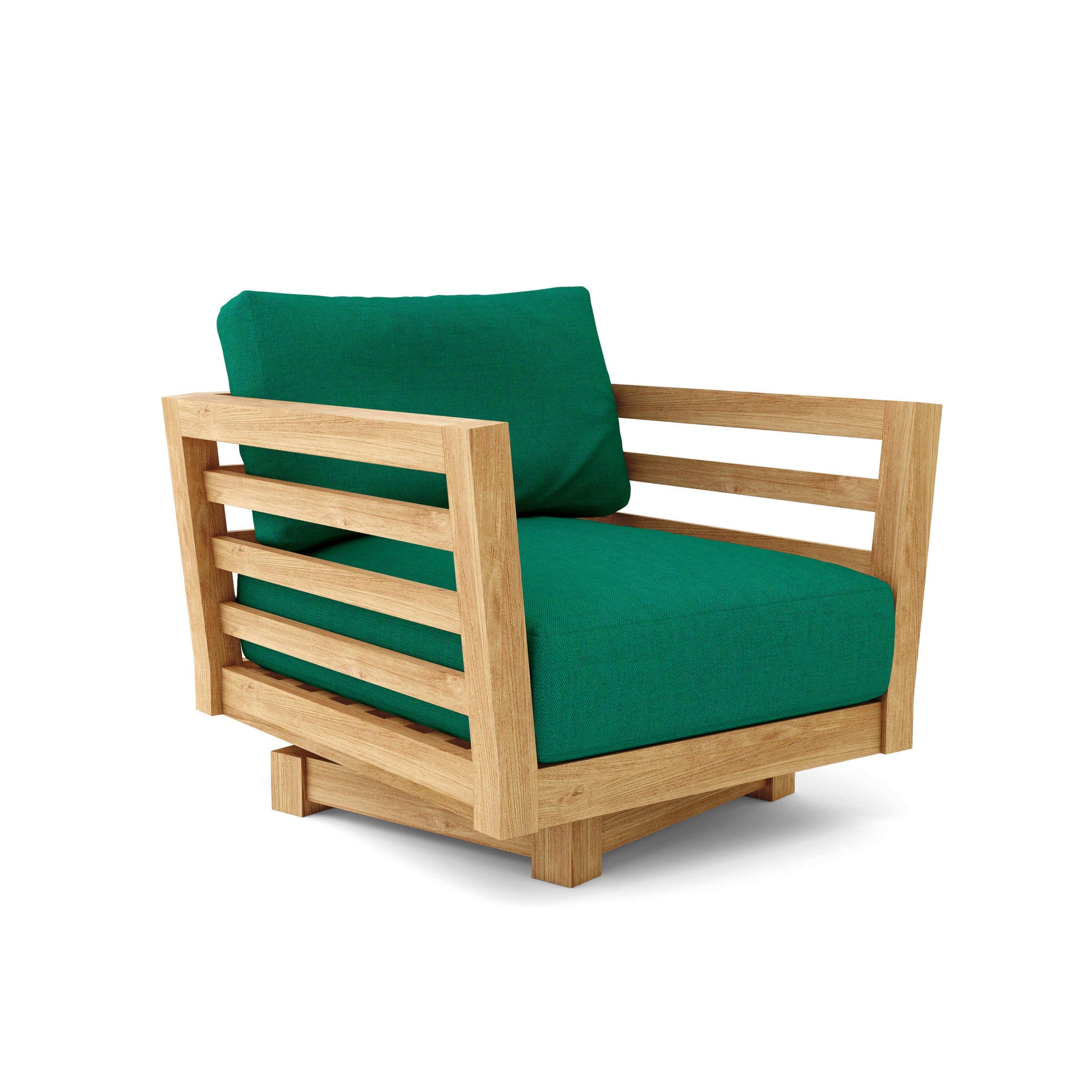 Anderson Teak Cordoba Deep Seating Swivel Armchair in Patio Conversation Set