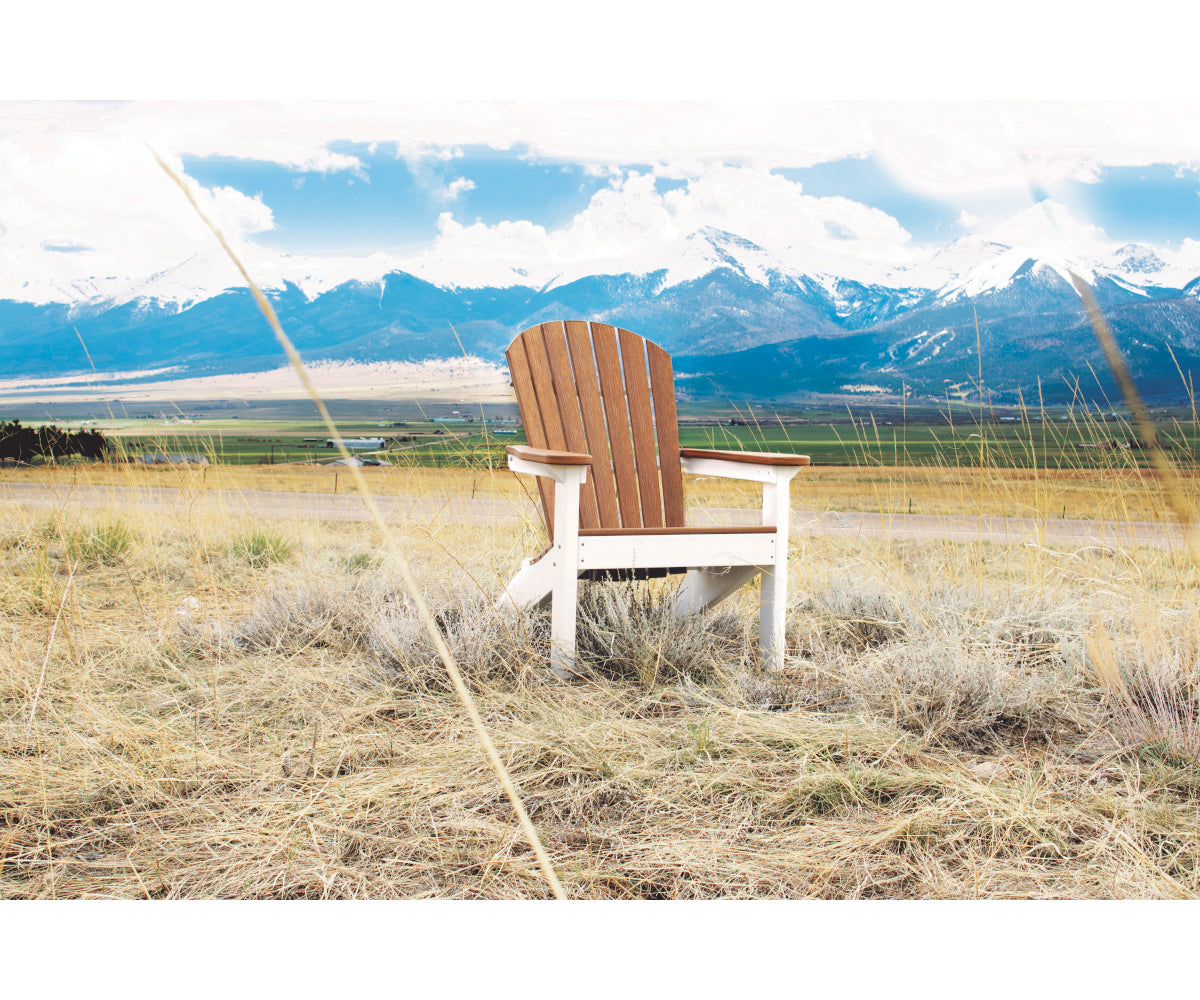 Berlin Gardens Comfo Back Adirondack Chair — in use