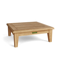Anderson Teak Outdoor Ottoman made from all-weather teak wood