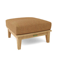 Anderson Teak Outdoor Ottoman made from all-weather teak wood