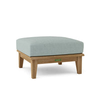 Anderson Teak Outdoor Ottoman made from all-weather teak wood