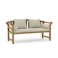Anderson Teak Deep Seating Outdoor Bench made from premium teak craftsmanship