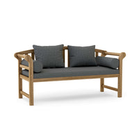 Anderson Teak Deep Seating Outdoor Bench made from premium teak craftsmanship
