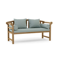 Anderson Teak Deep Seating Outdoor Bench made from premium teak craftsmanship