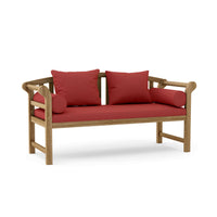 Anderson Teak Deep Seating Outdoor Bench made from premium teak craftsmanship