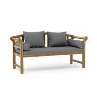 Anderson Teak Deep Seating Outdoor Bench made from premium teak craftsmanship