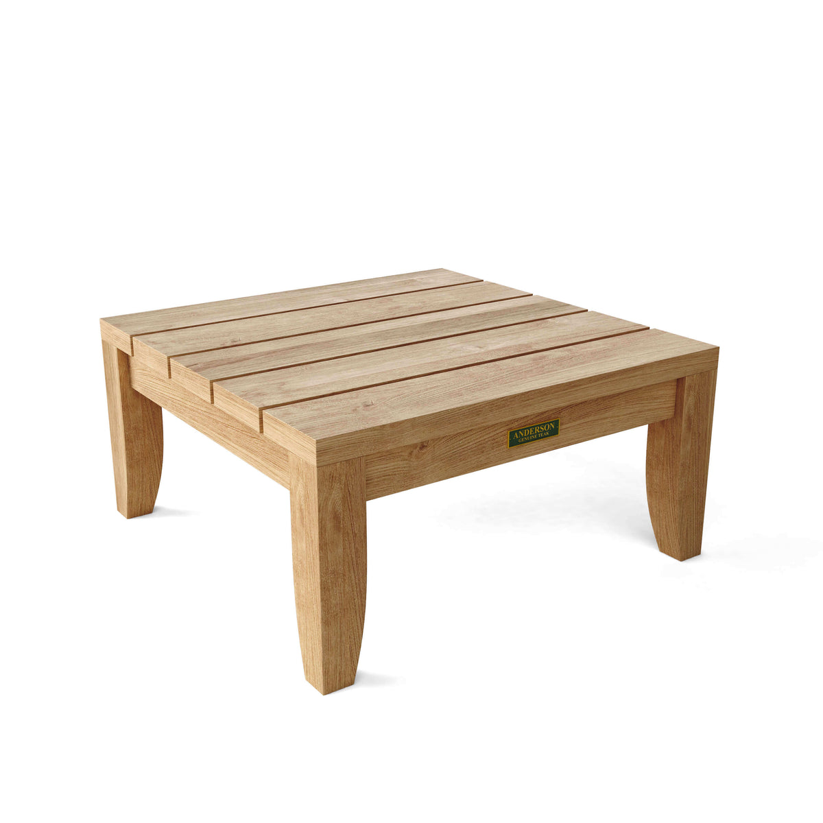 Anderson Teak Coronado Side Table Beside Patio Armchair or Lounger