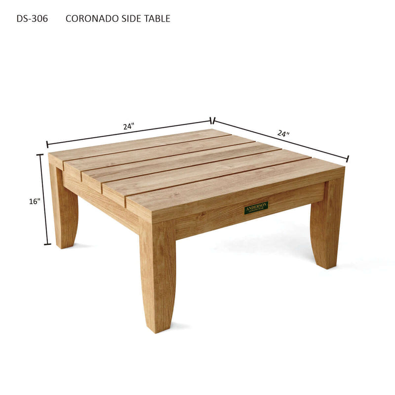 Anderson Teak Outdoor Side Table