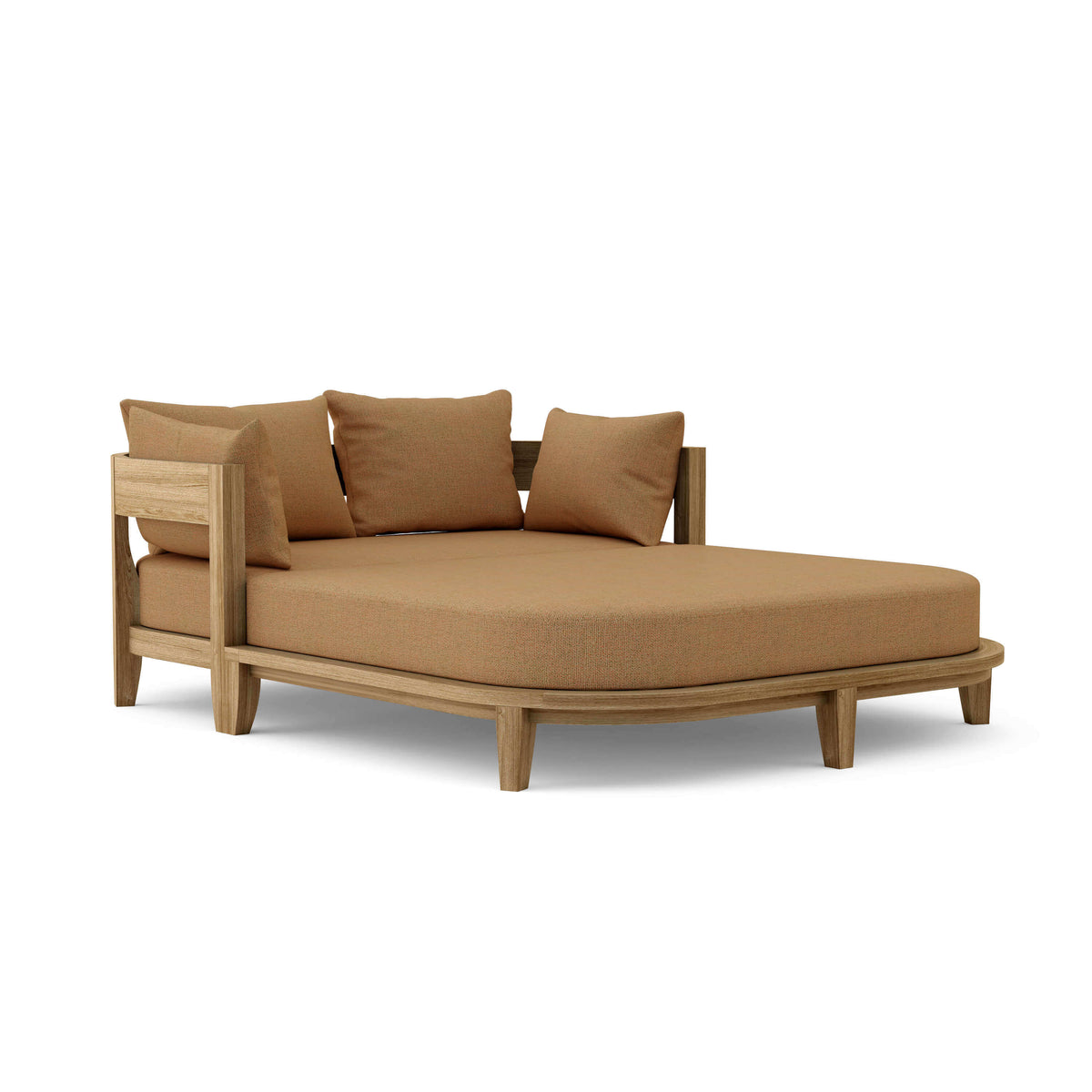 Sunbrella Canvas Teak Cushion Color Option for Anderson Teak Coronado Outdoor Daybed