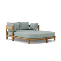 Anderson Teak outdoor daybed made from premium weather-resistant teak wood
