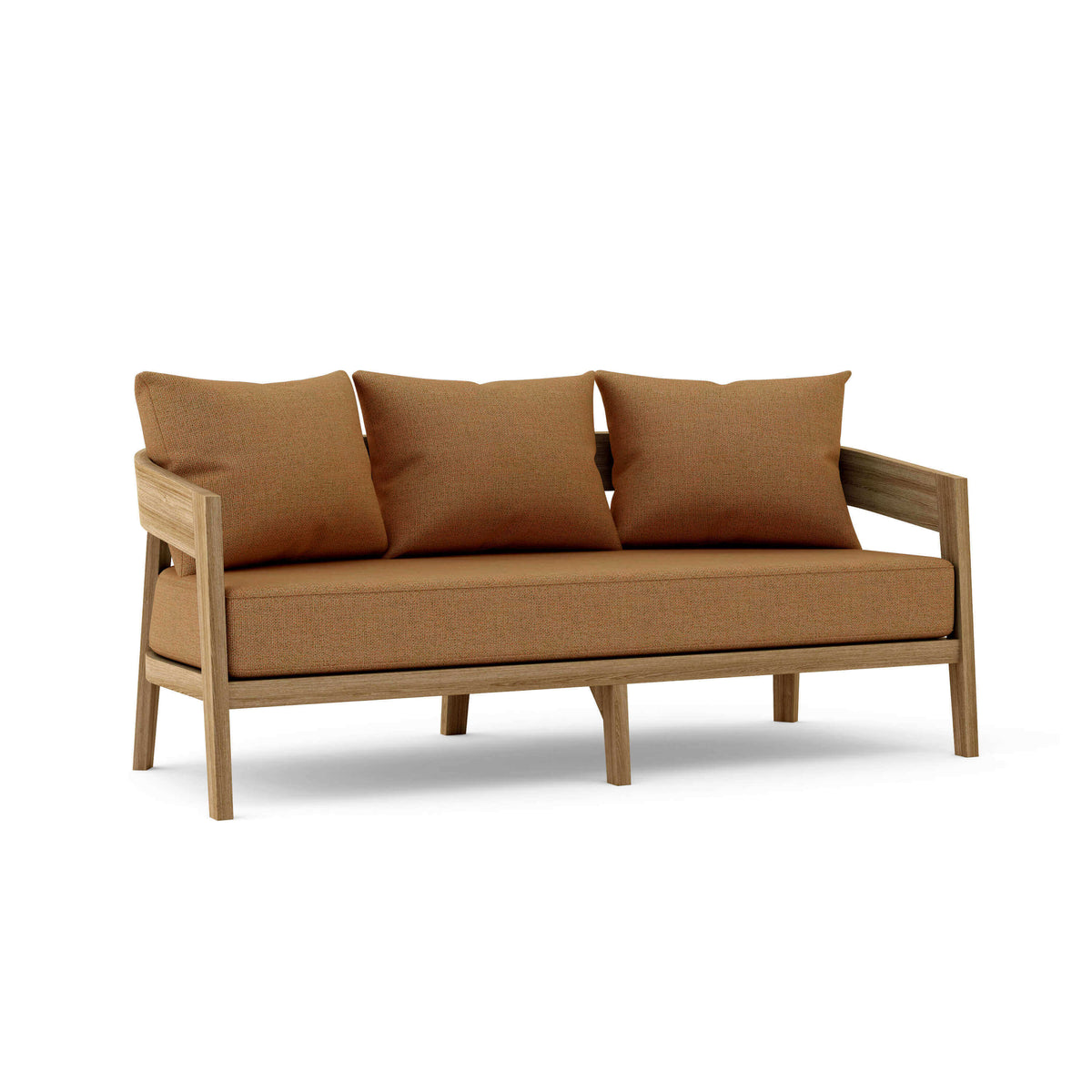 Sunbrella Canvas Teak Cushion Color Option for Anderson Teak Toscana 4 Piece Outdoor Set