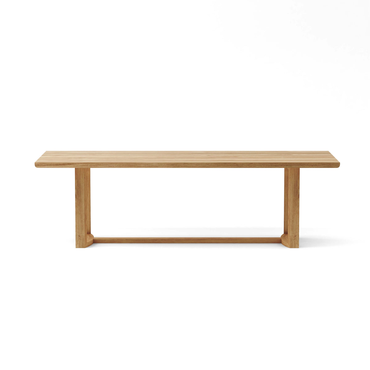 Anderson Teak Toscana Outdoor Dining Table Detail with Teak Tabletop Joinery and Frame Build