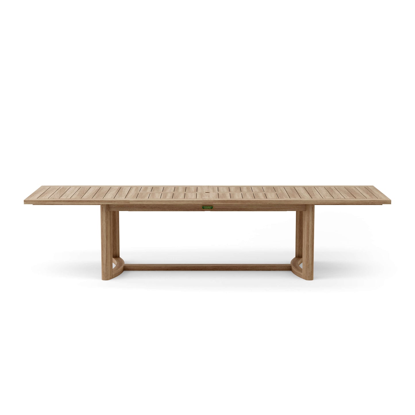 Anderson Teak Toscana Extension Table And Dining Armchair Set with Solid Teak Build for Outdoor Dining