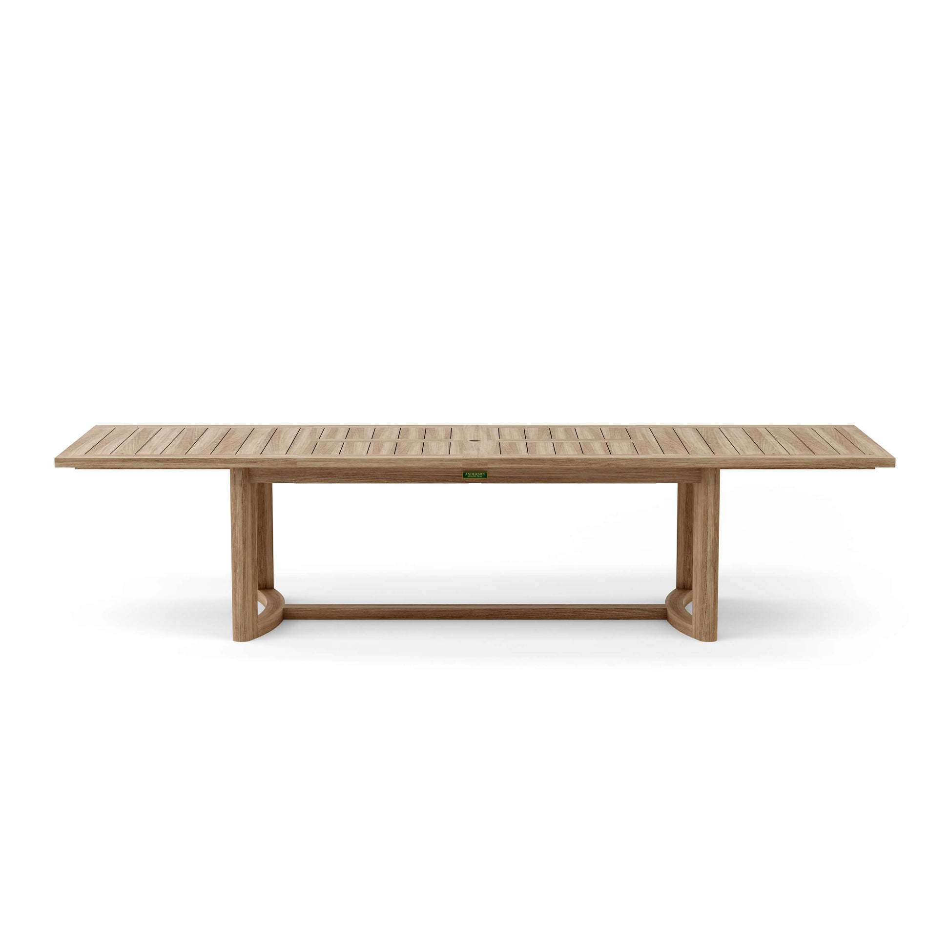 Anderson Teak Toscana Extension Table And Dining Armchair Set with Solid Teak Build for Outdoor Dining