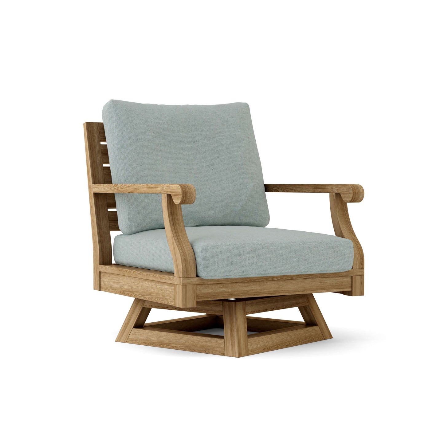 Anderson Teak Riviera Luxe 5-Piece Swivel Armchair Lounge Set