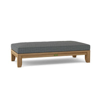 Anderson Teak 5-foot outdoor daybed made from premium natural grade teak wood for all-weather durability