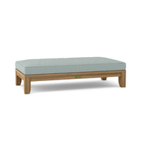 Anderson Teak 5-foot outdoor daybed made from premium natural grade teak wood for all-weather durability