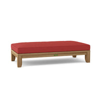 Anderson Teak 5-foot outdoor daybed made from premium natural grade teak wood for all-weather durability