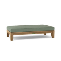 Anderson Teak 5-foot outdoor daybed made from premium natural grade teak wood for all-weather durability