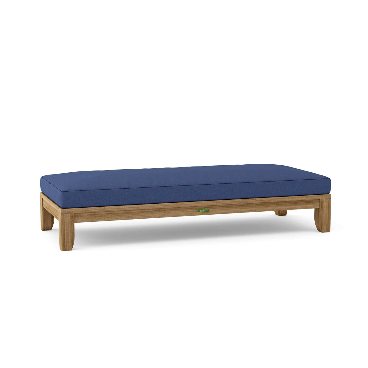 Sunbrella Canvas Navy Cushion Color Option for Anderson Teak Riviera 72 Daybed