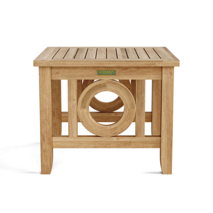 Anderson Teak Natsepa Square 24" Outdoor Side Table