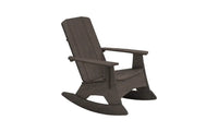 Outdoor rocking chair on a white background