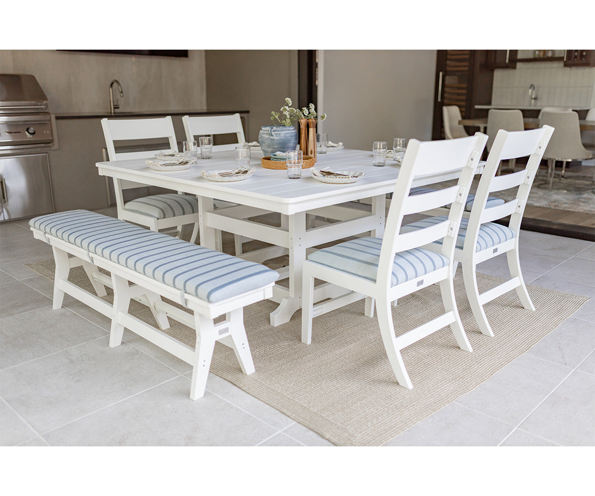 Berlin Gardens Garden Classic 66″ Square Dining Table lifestyle 1