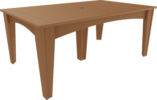 LuxCraft Island Dining Table (44" x 72" Rectangular)