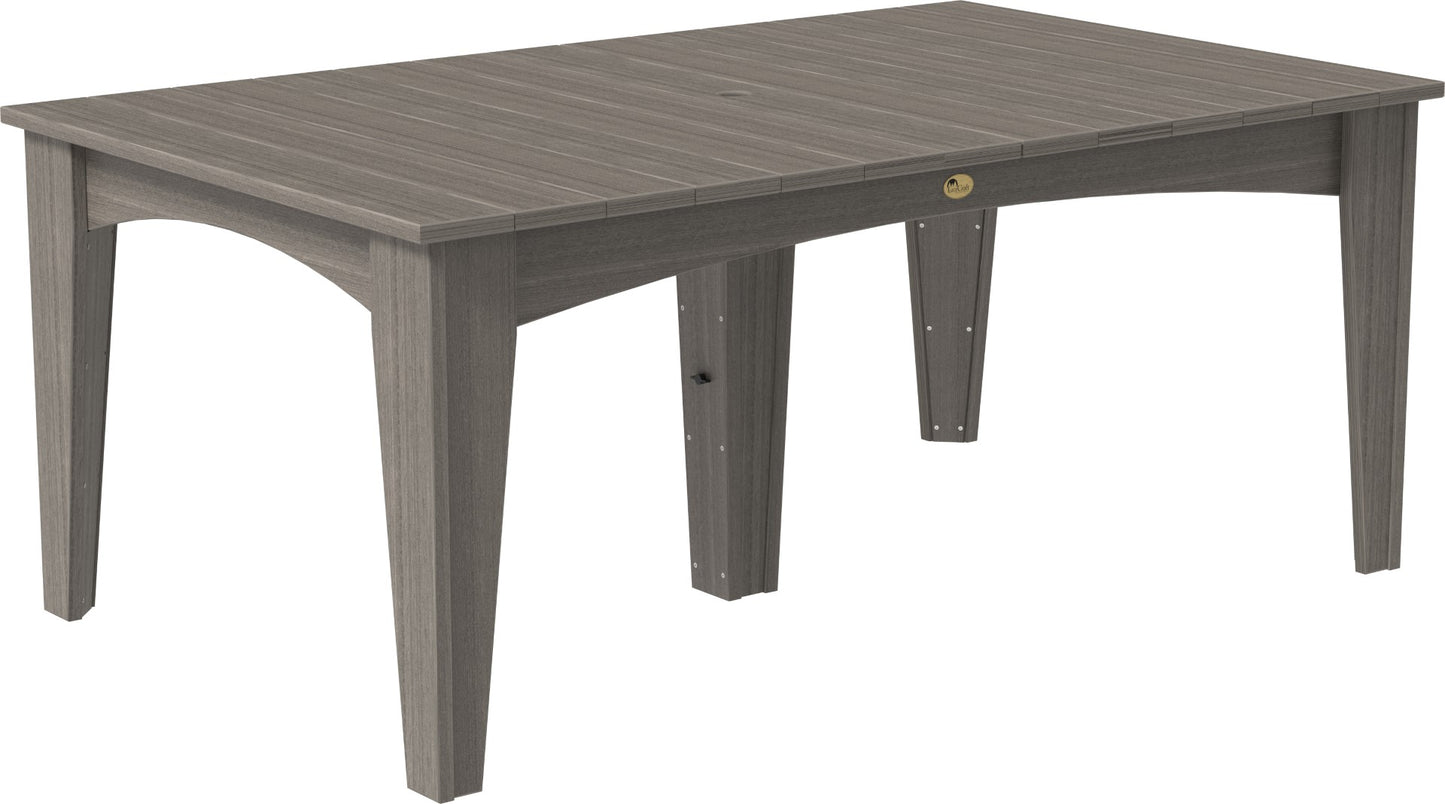 LuxCraft Island Dining Table (44" x 72" Rectangular)