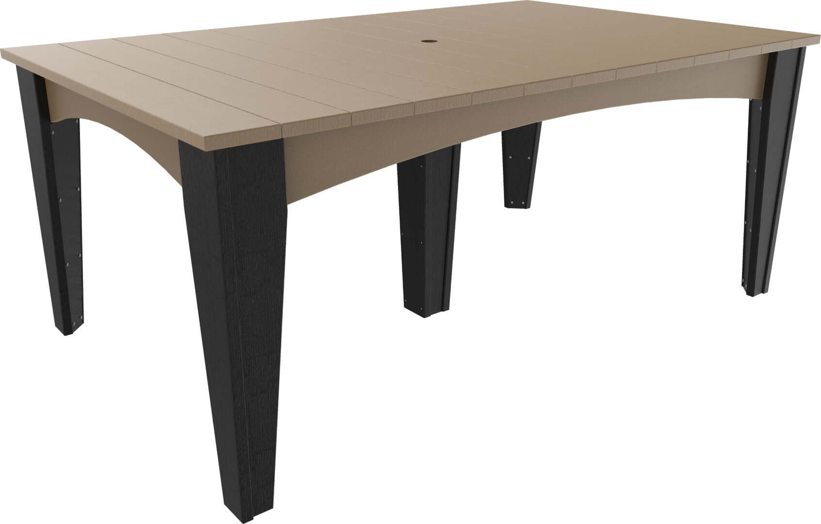 LuxCraft Island Dining Table (44" x 72" Rectangular)