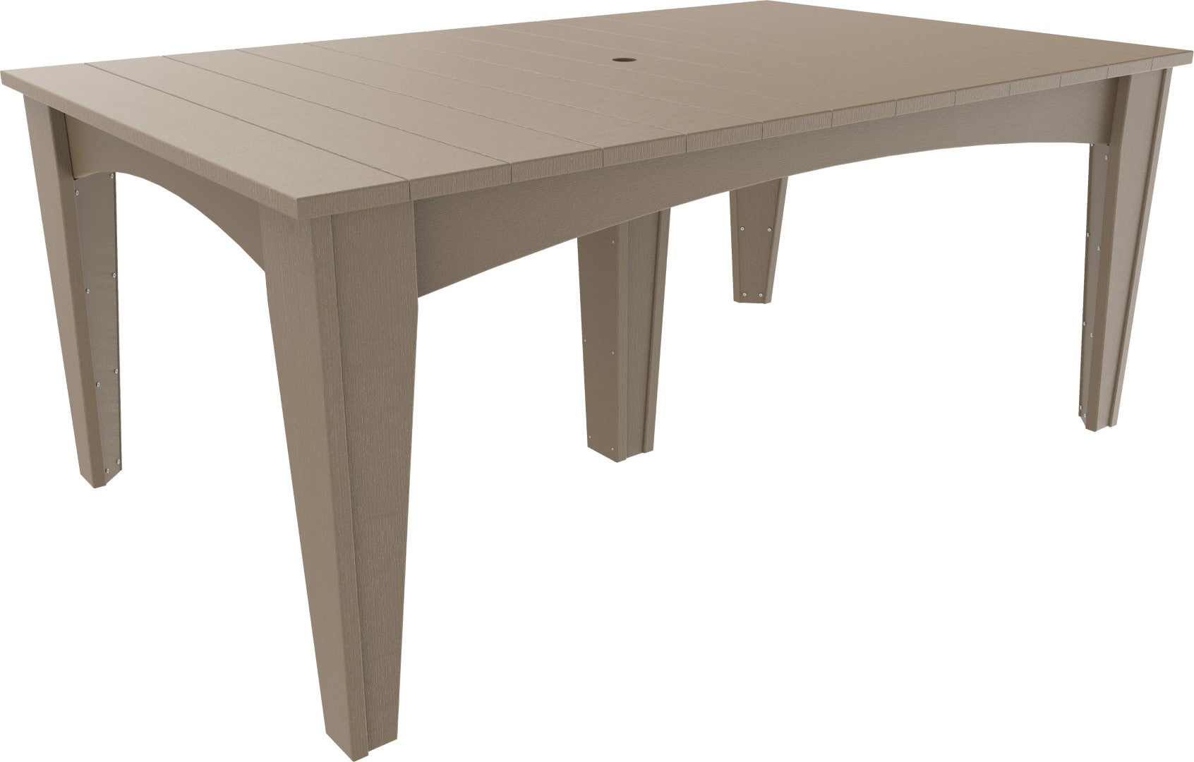 LuxCraft Island Dining Table (44" x 72" Rectangular)