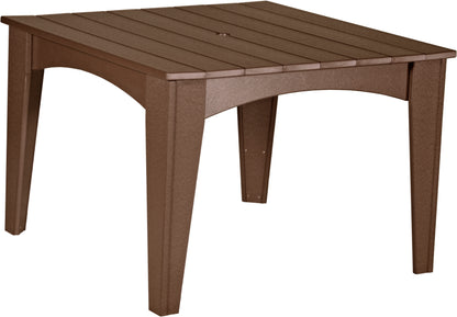 LuxCraft Island Dining Table (44" Square)