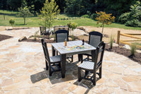 LuxCraft Island Dining Table (44" Square)