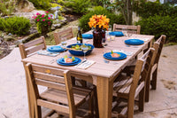 LuxCraft Island Dining Table (44" x 72" Rectangular)