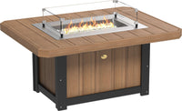 51" Rectangular Gas Propane Fire Pit Table that is easy to light and includes natural gas conversion kit