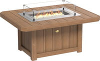 51" Rectangular Gas Propane Fire Pit Table that is easy to light and includes natural gas conversion kit