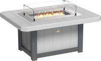 51" Rectangular Gas Propane Fire Pit Table that is easy to light and includes natural gas conversion kit