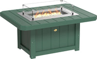 51" Rectangular Gas Propane Fire Pit Table that is easy to light and includes natural gas conversion kit
