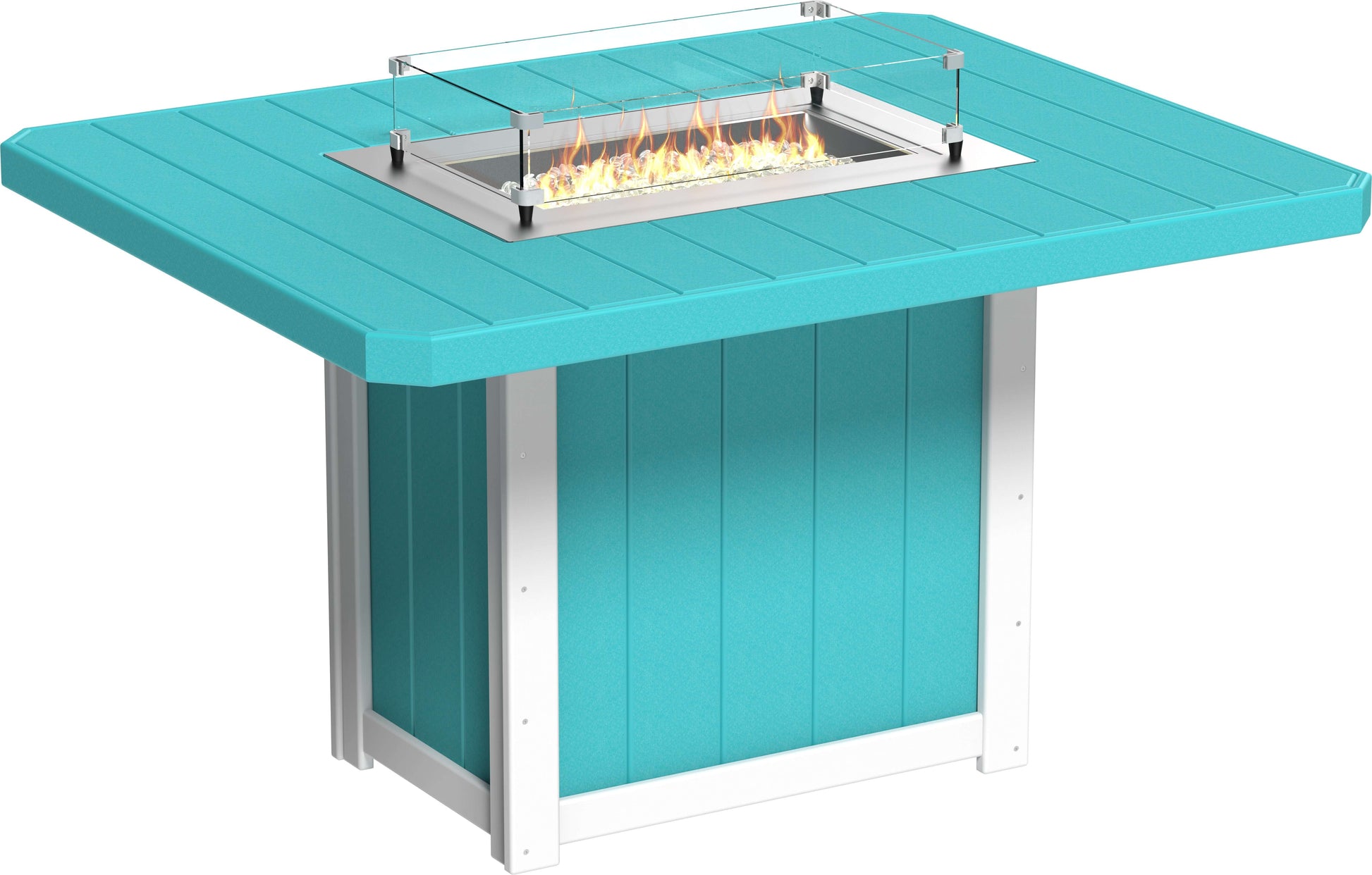 LuxCraft Lumin Fire Table 62" Rectangular